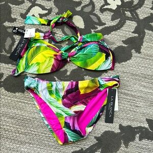 La Blanca Leafy Multicolor Bikini